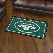 New York Jets 3ft. x 5ft. Plush Area Rug - Oval Jets Primary Logo, 19879