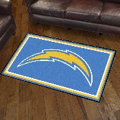 Los Angeles Chargers 3ft. x 5ft. Plush Area Rug - Bolt Primary Logo, 19883