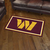 Washington Commanders 3ft. x 5ft. Plush Area Rug, 19889