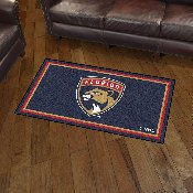 Florida Panthers 3ft. x 5ft. Plush Area Rug, 19905