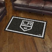 Los Angeles Kings 3ft. x 5ft. Plush Area Rug - LA Shield Primary Logo, 19906