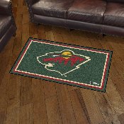 Minnesota Wild 3ft. x 5ft. Plush Area Rug, 19907