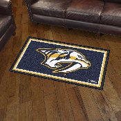 Nashville Predators 3ft. x 5ft. Plush Area Rug, 19909