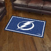 Tampa Bay Lightning 3ft. x 5ft. Plush Area Rug - Lightning Bolt Primary Logo, 19918