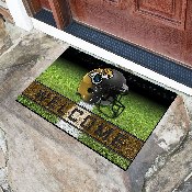 Jacksonville Jaguars Rubber Door Mat - 18in. x 30in. - Jaguar Head Primary Logo, 19947