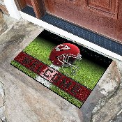 Kansas City Chiefs Rubber Door Mat - 18in. x 30in. - KC Arrow Primary Logo, 19948