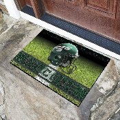 New York Jets Rubber Door Mat - 18in. x 30in. - Oval Jets Primary Logo, 19954