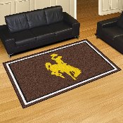 Wyoming Cowboys 5ft. x 8 ft. Plush Area Rug, 20317
