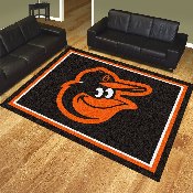 Baltimore Orioles 8ft. x 10 ft. Plush Area Rug, 20325