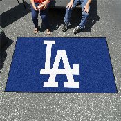 Los Angeles Dodgers Ulti-Mat Rug - 5ft. x 8ft. - LA Cap Logo, 20332