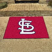 St. Louis Cardinals All-Star Rug - 34 in. x 42.5 in. - STL Cap Logo, 20335