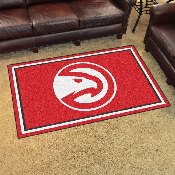 Atlanta Hawks 4ft. x 6ft. Plush Area Rug, 20418