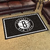 Brooklyn Nets 4ft. x 6ft. Plush Area Rug, 20420