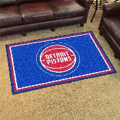 Detroit Pistons 4ft. x 6ft. Plush Area Rug, 20426