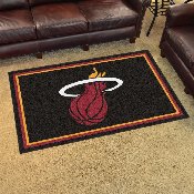 Miami Heat 4ft. x 6ft. Plush Area Rug, 20433