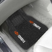 Oklahoma State Cowboys 2 Piece Deluxe Car Mat Set, 20542