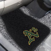 Oakland Athletics Embroidered Car Mat Set - 2 Pieces, 20572