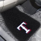 Texas Rangers Embroidered Car Mat Set - 2 Pieces, 20577