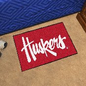 Nebraska Cornhuskers Starter Mat Accent Rug - 19in. x 30in., 