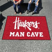 Nebraska Cornhuskers Man Cave Ulti-Mat Rug - 5ft. x 8ft., 