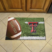 Texas Tech Red Raiders Rubber Scraper Door Mat, 20764