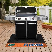 Florida Gators Vinyl Grill Mat - 26in. x 42in. - Gator Head Primary Logo & Wordmark - Orange, 20768