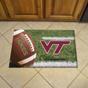Virginia Tech Hokies Rubber Scraper Door Mat, 20778