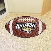 Towson Tigers Football Rug - 20.5in. x 32.5in. - Tiger Head with Wordmark Primary Logo, 20874