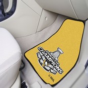 Pittsburgh Penguins Front Carpet Car Mat Set - 2 Pieces, 2016 NHL Stanley Cup Champions, 20883