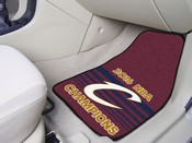 Cleveland Cavaliers 2016 NBA Champions Front Carpet Car Mat Set - 2 Pieces, 20909