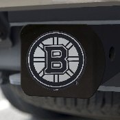 Boston Bruins Black Metal Hitch Cover with Metal Chrome 3D Emblem, 20991