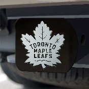 Toronto Maple Leafs Black Metal Hitch Cover with Metal Chrome 3D Emblem, 21002