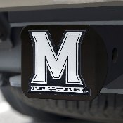 Maryland Terrapins Black Metal Hitch Cover with Metal Chrome 3D Emblem, 21036