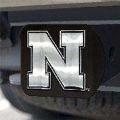 Nebraska Black Hitch Cover 4 1/2