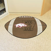 Arkansas Razorbacks Southern Style Football Rug - 20.5in. x 32.5in., 21076
