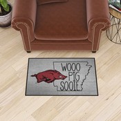 Arkansas Razorbacks Southern Style Starter Mat Accent Rug - 19in. x 30in., 21077