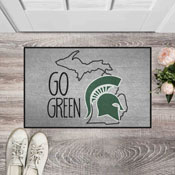 Michigan State Spartans Southern Style Starter Mat Accent Rug - 19in. x 30in., 21152