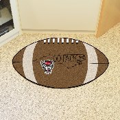 NC State Wolfpack Southern Style Football Rug - 20.5in. x 32.5in., 21166