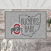Ohio State Buckeyes Southern Style Starter Mat Accent Rug - 19in. x 30in., 21182