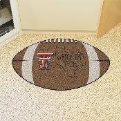 Texas Tech Southern Style Football Rug 20.5"x32.5", 21231