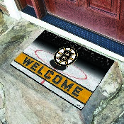 Boston Bruins Rubber Door Mat - 18in. x 30in., 21263
