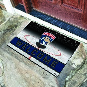 Florida Panthers Rubber Door Mat - 18in. x 30in., 21273