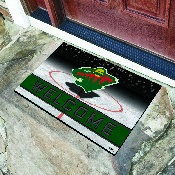 Minnesota Wild Rubber Door Mat - 18in. x 30in., 21275