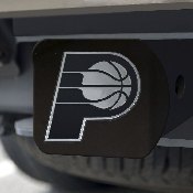 Indiana Pacers Black Metal Hitch Cover with Metal Chrome 3D Emblem, 21328