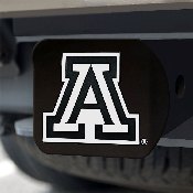 Arizona Wildcats Black Metal Hitch Cover with Metal Chrome 3D Emblem, 21329