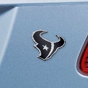 Houston Texans 3D Chrome Metal Emblem, 21397