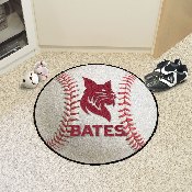 Bates College Bobcats Baseball Rug - 27in. Diameter, 21433