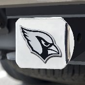 Arizona Cardinals Chrome Metal Hitch Cover with Chrome Metal 3D Emblem, 21485