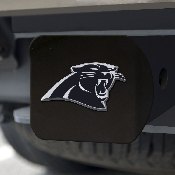 NFL - Carolina Panthers Hitch Cover - Chrome on Black 3.4"x4", 21500