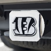 Cincinnati Bengals Chrome Metal Hitch Cover with Chrome Metal 3D Emblem, 21505